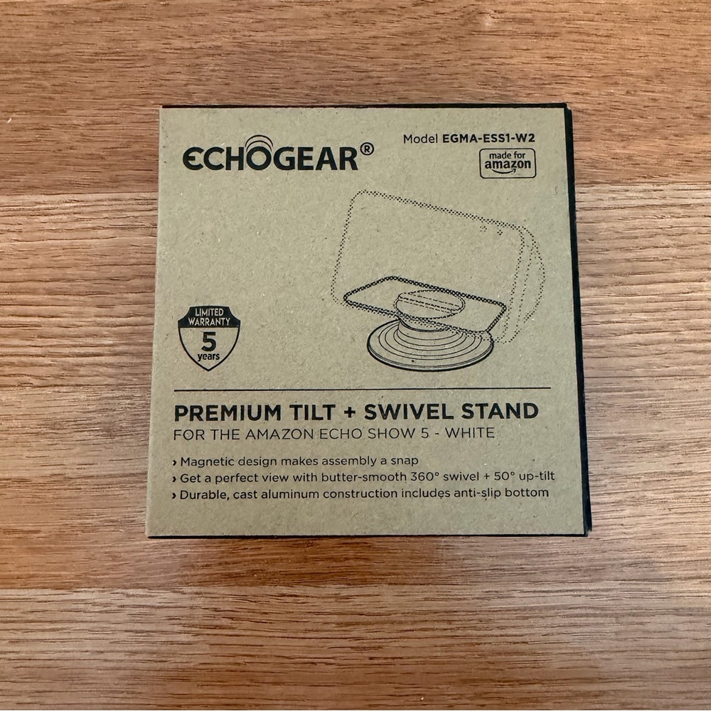 Echogear Echo Show 5 White Stand